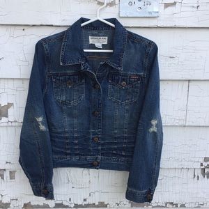 American Rag Jean Jacket Distressed